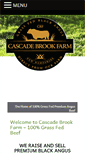 Mobile Screenshot of cascadebrookfarm.com